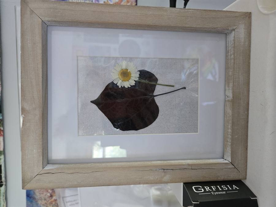 Botanical Acrylic Piece 0020, laminated botanical artwork by Keri